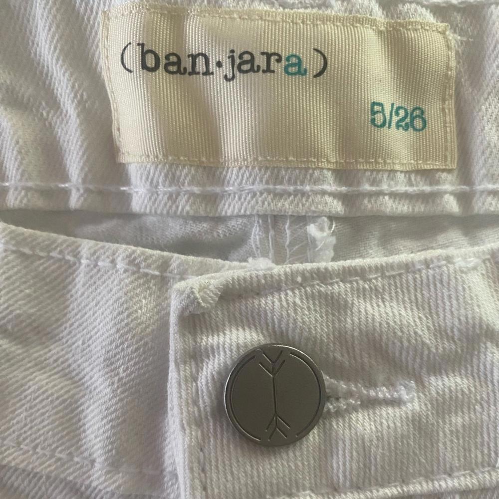 Banjara White High Rise Distressed Ankle Jeans 5/6 - Picture 6 of 8